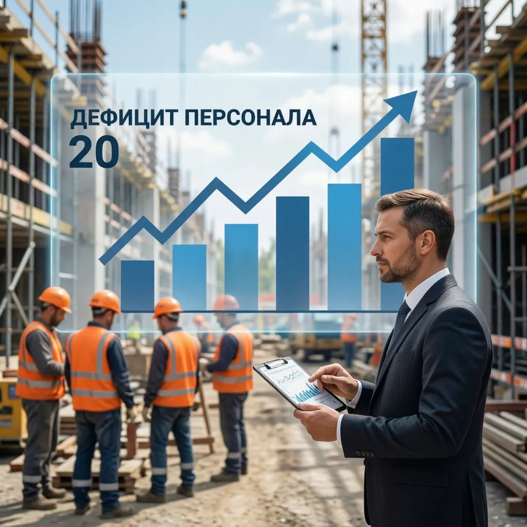 Дефицит кадров в строительстве и производстве: цифры и последствия для бизнеса